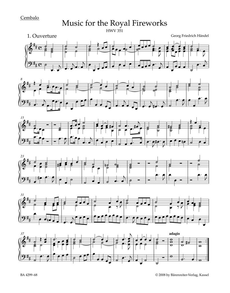 Music for the Royal Fireworks